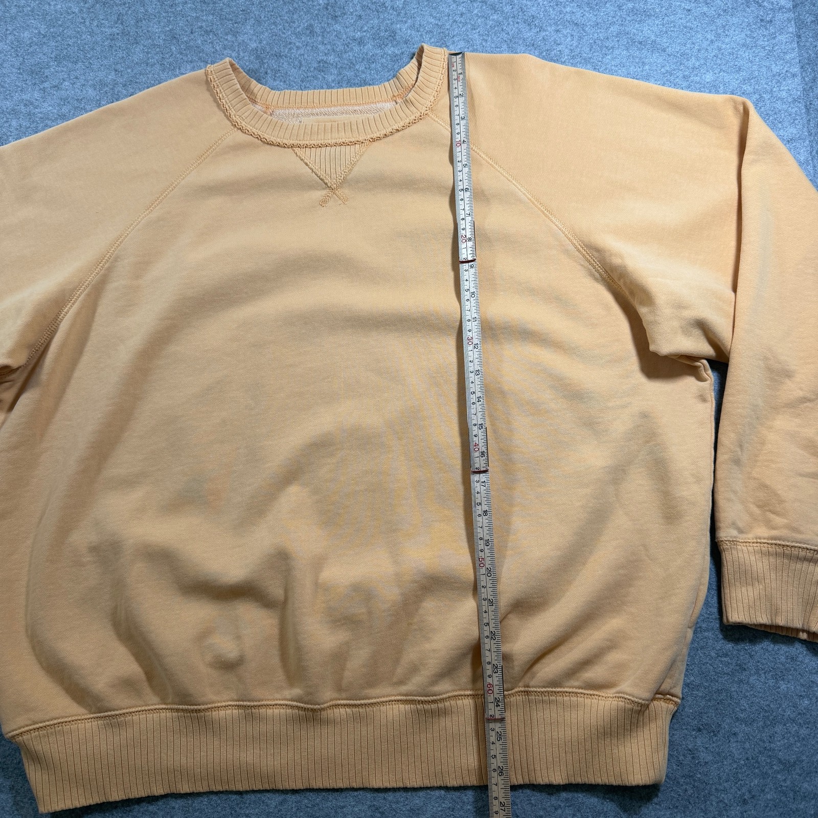 American Eagle Lived In Sweatshirt Womens XL Peach Orange Crew Neck Cotton thumbnail 5