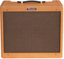 Fender Blues Junior 15 Watt Lacquered Tweed 1x12" Tube Guitar Combo Amplifier