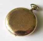 Antique Illinois Pocket Watch 12 size 11 jewels Gold filled case RUNS