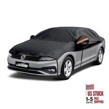 Half Car Cover Top, Hail Protector Car Cover with Cotton Liner, 1- Sedan L