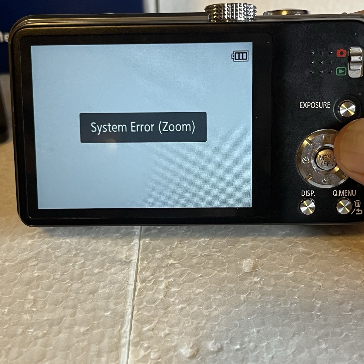 Panasonic Lumix DMC-ZS19 Digital Camera 20x Zoom ForParts(System