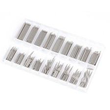 360pcs 8mm-25mm Stainless Steel Watch Spring Bars Strap Link Pins Assortment