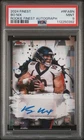 2024 Topps Finest Rookie Finest Bo Nix Auto Autograph RC Rookie Mint PSA 9