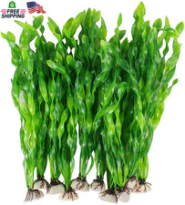 Mylifeunit Artificial Seaweed Water Plants for Aquarium, Plastic Fish Tank Plant