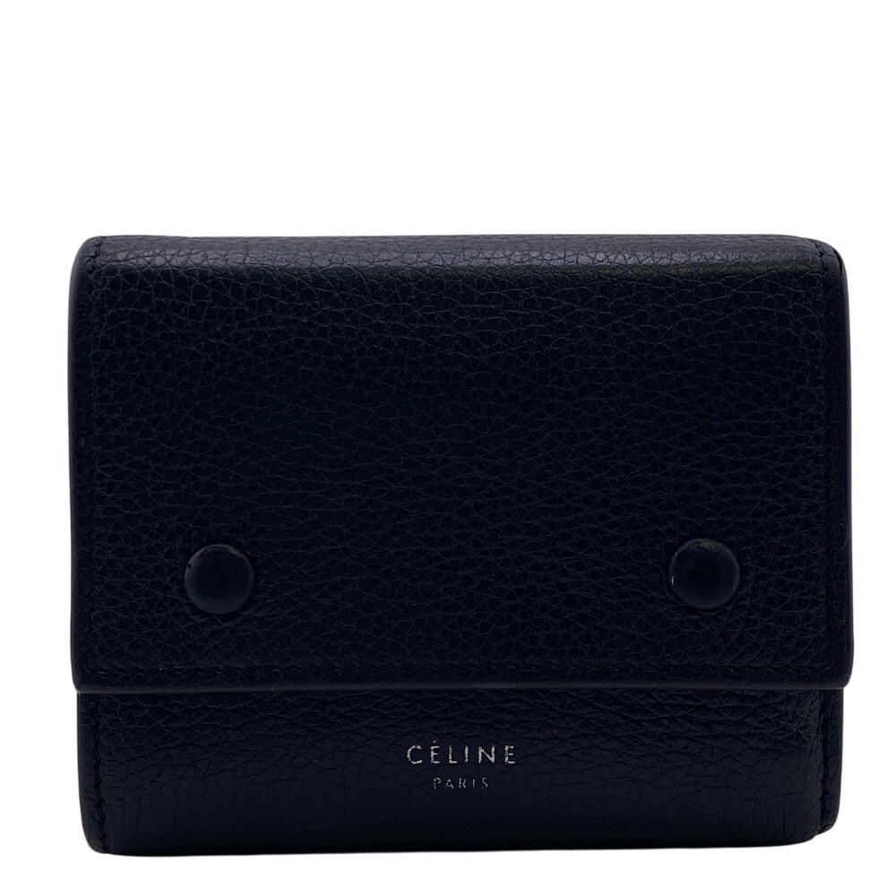 Celine U-IE-0168 Folded Multi-Function Trifold Le… - image 1