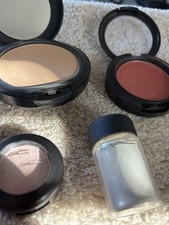 MAC Makeup 4 Piece Bundle Brand New Studio Fix A63 Sheertone Blush Pigment More