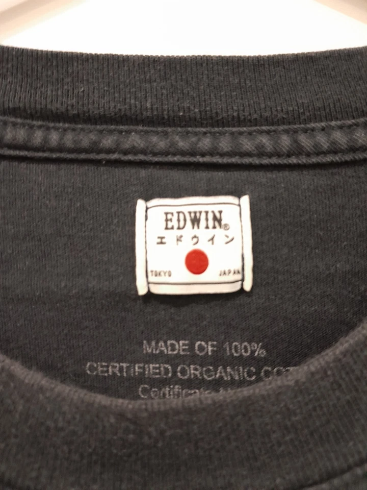 Edwin Mens Punk Club 18S T-Shirt Navy Graphic Size Large Color Fading - Image 4 of 4