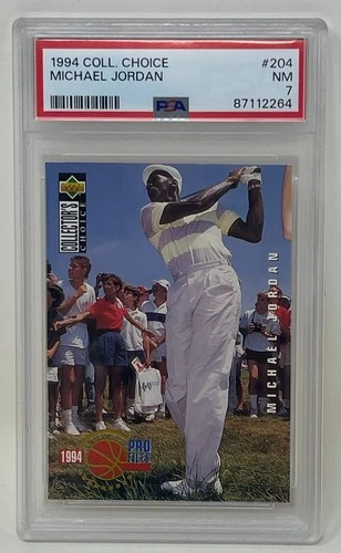 Michael Jordan 1994 UD Collectors Choice Bulls NBA Basketball Card #204 PSA 7