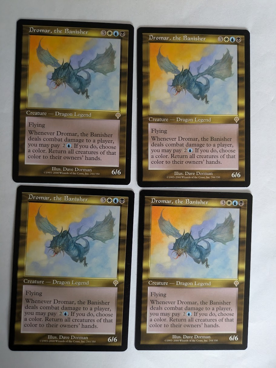 4 Dromar, the Banisher Invasion MTG NM Free shipping with tracking