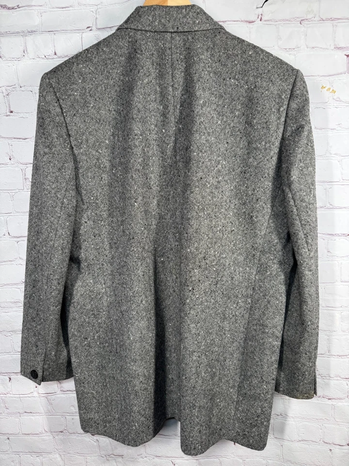 Traje Abrigo Deportivo Blazer Chaqueta TALLA 10 PENDLETON Mujer Gris TWEED FLECK LANA Foto 2 de 4
