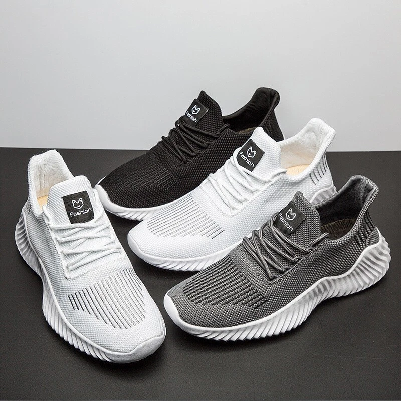 Mens Running Trainers Sneakers Sports Casual Slip On Walking Shoes UK Size
Opens in a new window or