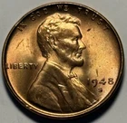 1948-S Lincoln Wheat Cent — Uncirculated MS Red 🔥 Exact Coin