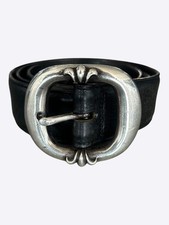 Chrome Hearts Black Silver Gunslinger Belt