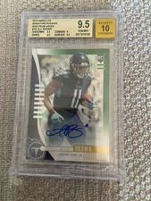 2019 Panini Absolute Green Spectrum Signatures 25 AJ Brown 101 Rookie Auto Gem