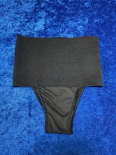 Black Shaper Girdle Panties Size Small Slimming Thong Panty Tummy Control
