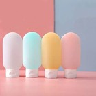 4 Pcs 60ml Travel Bottles Set, Leak-Proof Squeezable Tubes for Toiletries UK