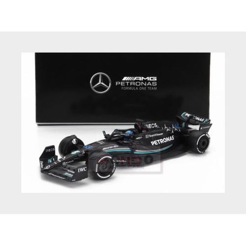 1:64 SPARK Mercedes Gp F1 W14 #63 Season 2023 George Russel Matt Black Y280 Mode - Picture 2 of 2