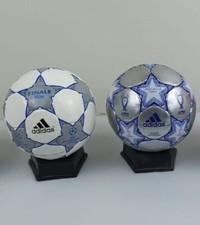 2Pcs Mini adidas Soccer Ball Size 1 Champion League/Athens Final 2007/Italy 2001