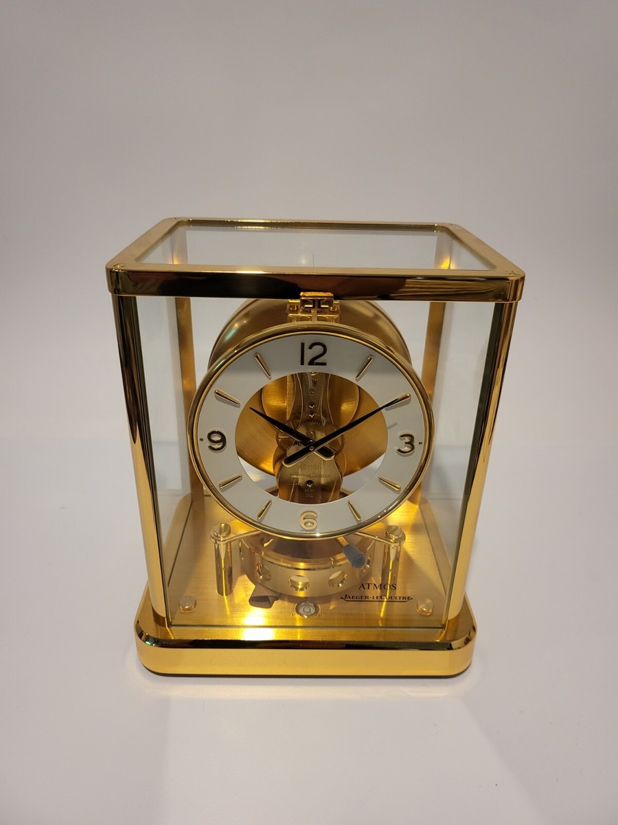 Vintage Jaeger-Lecoultre atmos mantle clock 540 with a 24k
