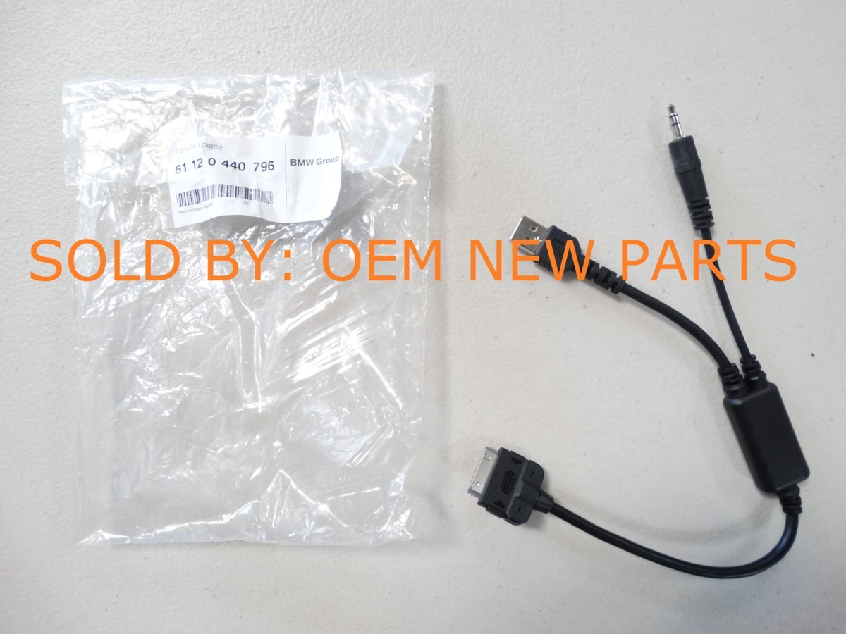 BMW Mini iPod Cable Adaptor Kit Part Number: 30 Pin 61120440796