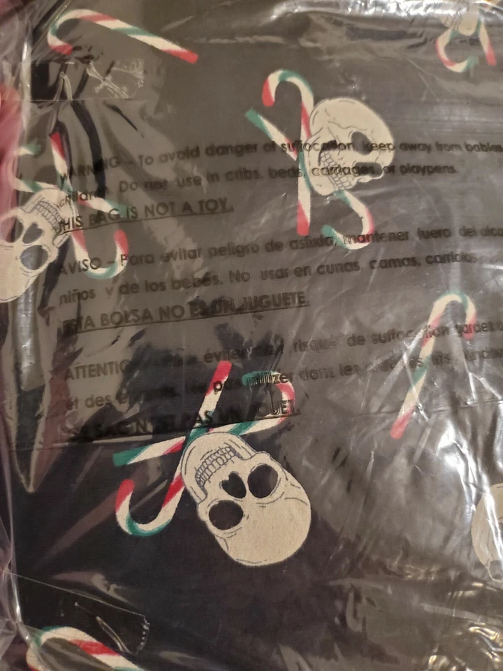Torrid 3 3x 22-24 Mujeres Plus Legging Calavera Caramelo Negro Bastón de Caramelo Navidad Nuevo Foto 4 de 4
