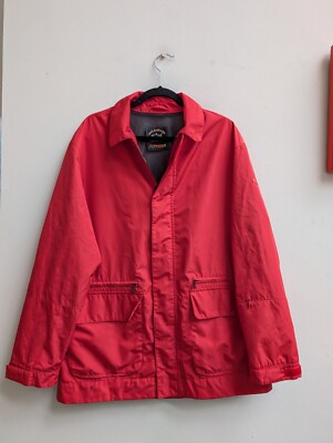 Paul & Shark Yachting Men's Red Typhoon 20000 Jacket/Coat Windbreaker