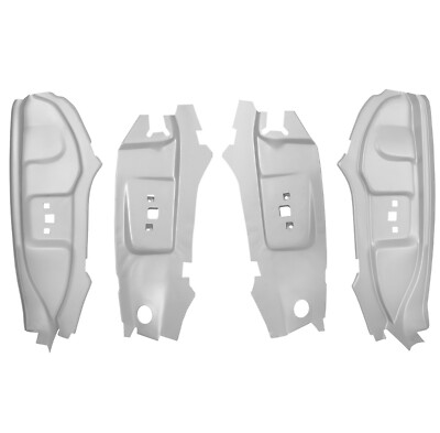 1967 1968 Mustang Fastback Door B-Pillar Kit Weld Through Primer Metal 3644BWT