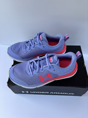 Under Armour Big Girls UA Sneakers Running Shoes Purple Size 6Y