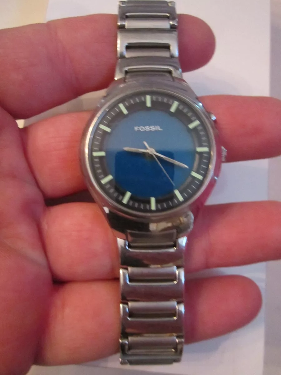 Fossil big tic watch hotsell blue