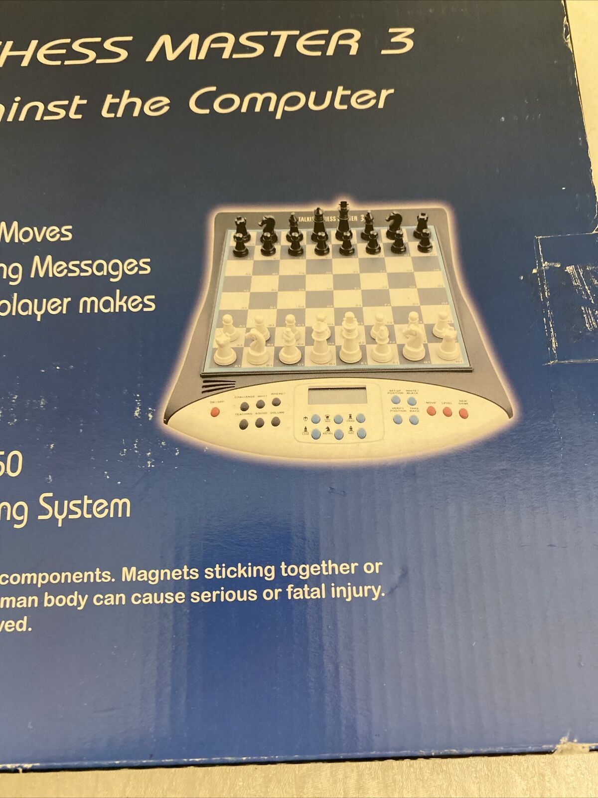 Talking Electronic Chess Master 3 Set by Power Brain for sale online