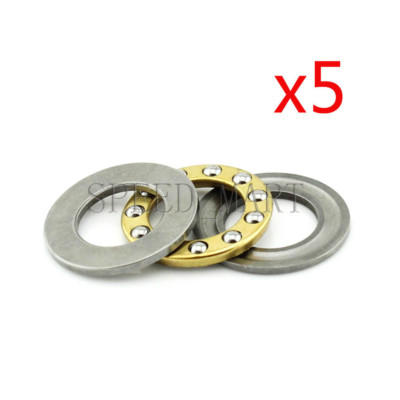 Cuscinetto Assiale A Sfere 10x20x5.5mm Ottone - 2 Pezzi Con Rondelle, ABEC1 - Foto 9