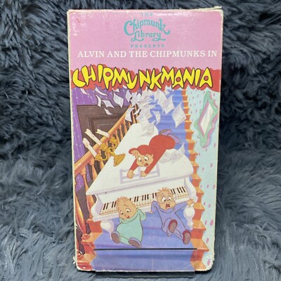 Chipmunkmania VHS 1985 The Chipmunk Library Presents Alvin And The