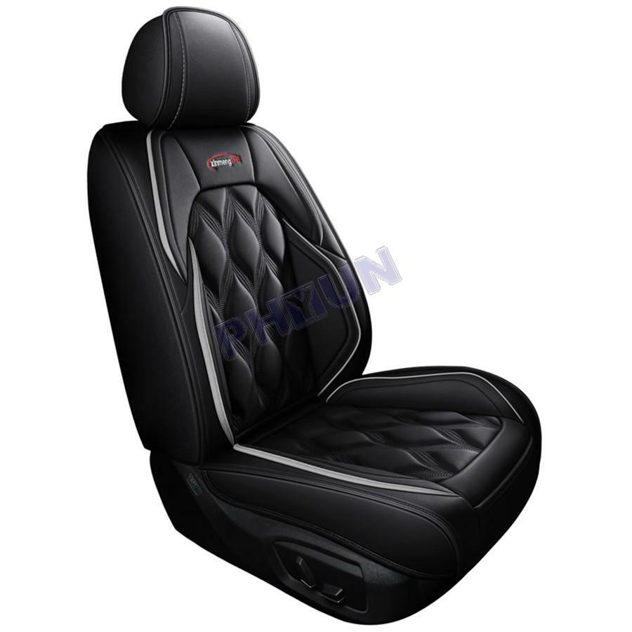 Universal 5-Seat Car Seat Covers Full Set | PU Leather | Padded & Waterproof | Front & Rear Seats With Headrest Covers 11 thumbnail image