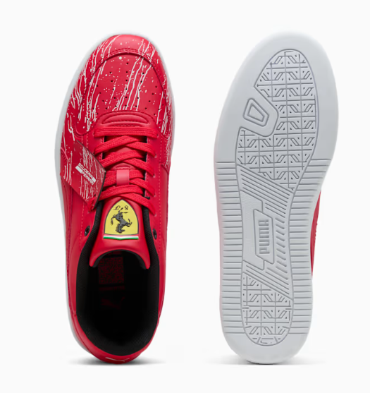 Ferrari × Puma Caven 2.0 Color S Rosso Corsa 308739-01 Men's Size