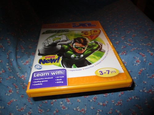 ksm. NIP Fisher Price iXL Learning System Game Green Lantern with 3D Game - Picture 2 of 3