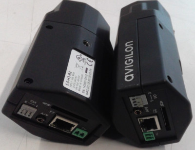 2 Avigilon 5.0-H3-B2 5 Megapixel Day/Night IP box Camers 3-9mm f/1.2 P-Iris lens
