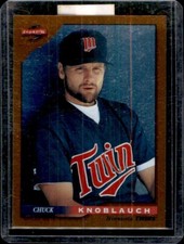 1996 Score - Chuck Knoblauch #10 Dugout Collection Series 2