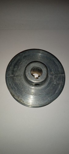 Used Genuine Chicago Die Casting 119, #350-B 3-1/2” B X 5/8” ID V-Belt Pulley