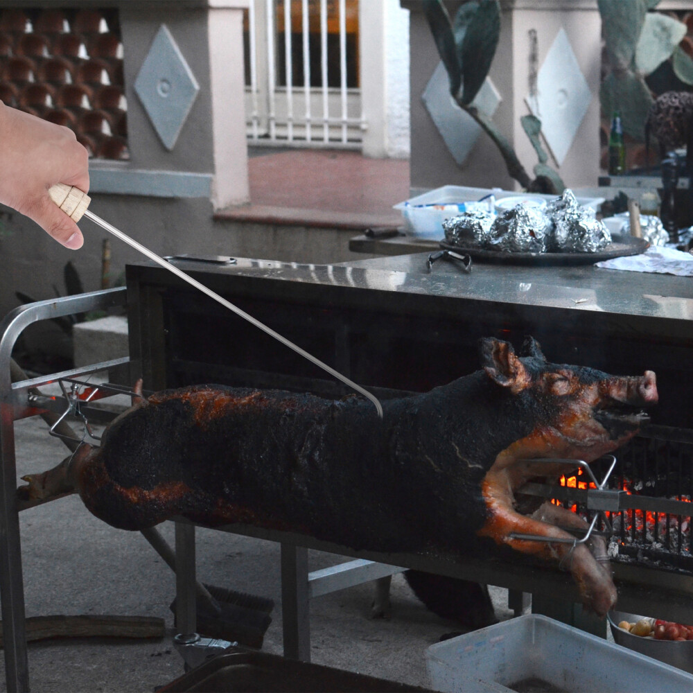 4 Pcs Stainless Steel Meat Hook Grill Sausage Flipper Butcher Hooks eBay