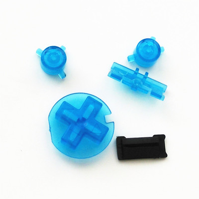 GBC Buttons A B Button D-pad for Nintendo Gameboy Color - Clear Blue ...