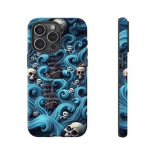 For iPhone / Galaxy / Pixel Pirate Ship Skeleton Ghost Phone Case