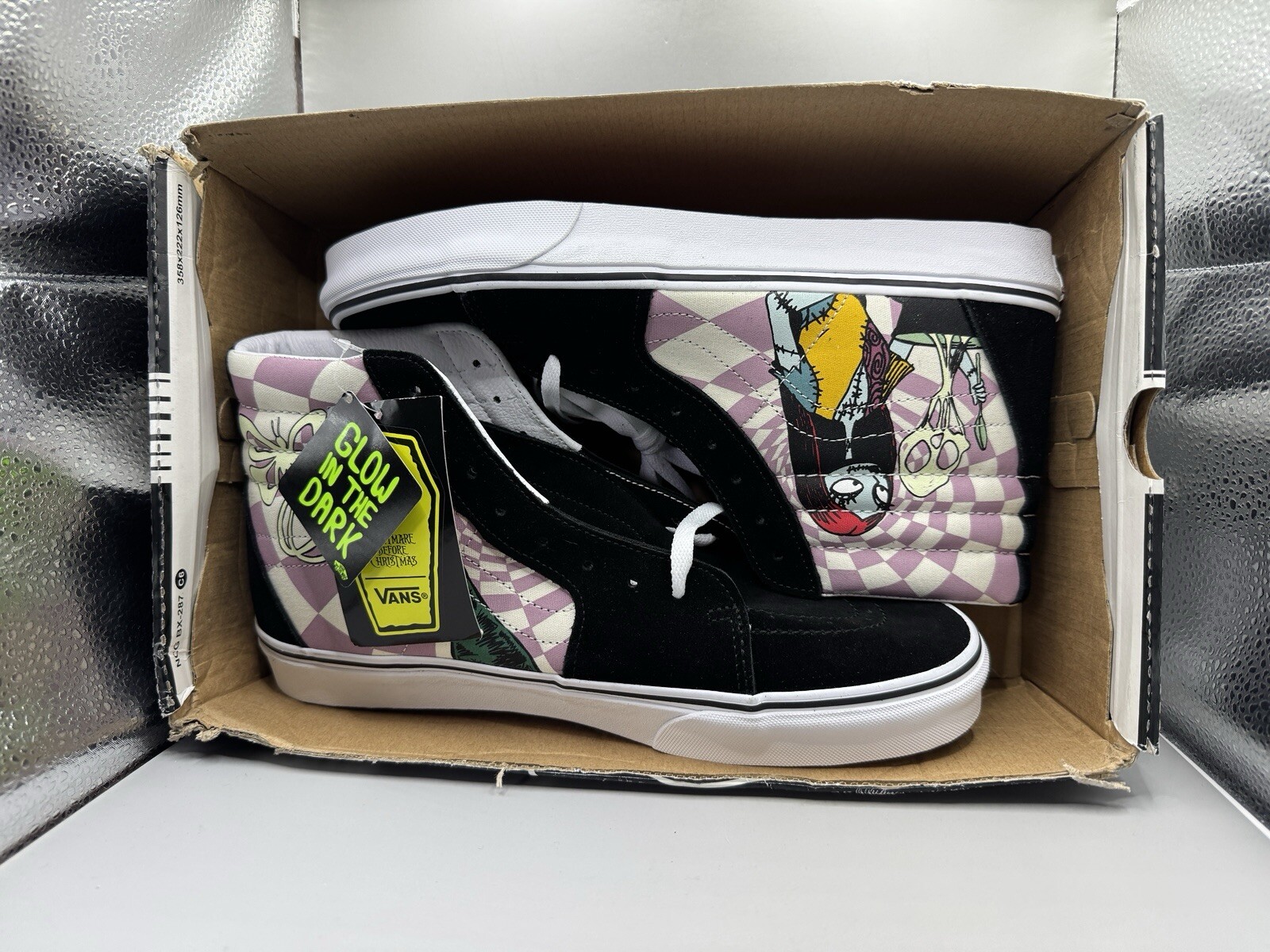 NEW Disney x Vans Nightmare Before Christmas Sk8 Hi Sally’s Potion Men's 12 RARE