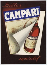 postcard BITTER CAMPARI illustr. FISA