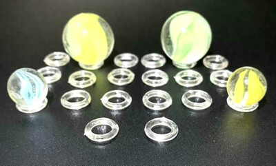   TOP PICK!!!  LOT OF 30 MARBLE MARBLES DISPLAY STAND STANDS COLLECTION HOLDERS
