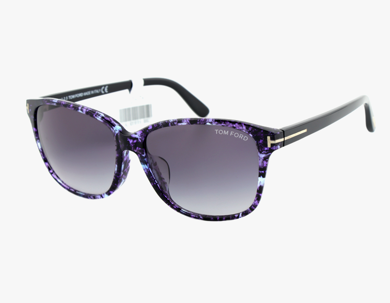 Tom Ford Dana TF0432 55W Blue Butterfly Glasses Sunglasses  display picture 1