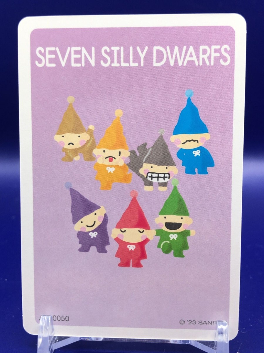 Seven Silly Dwarfs A000050 Sanrio Collector's Card Plus 2023
