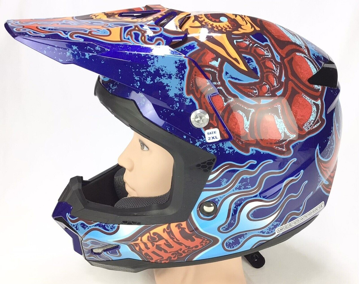 hjc cl-x7 zilla helmet HJC CL-X7 Zilla Full Face Off Road Motocross Helmet Zilla (Multi, Medium