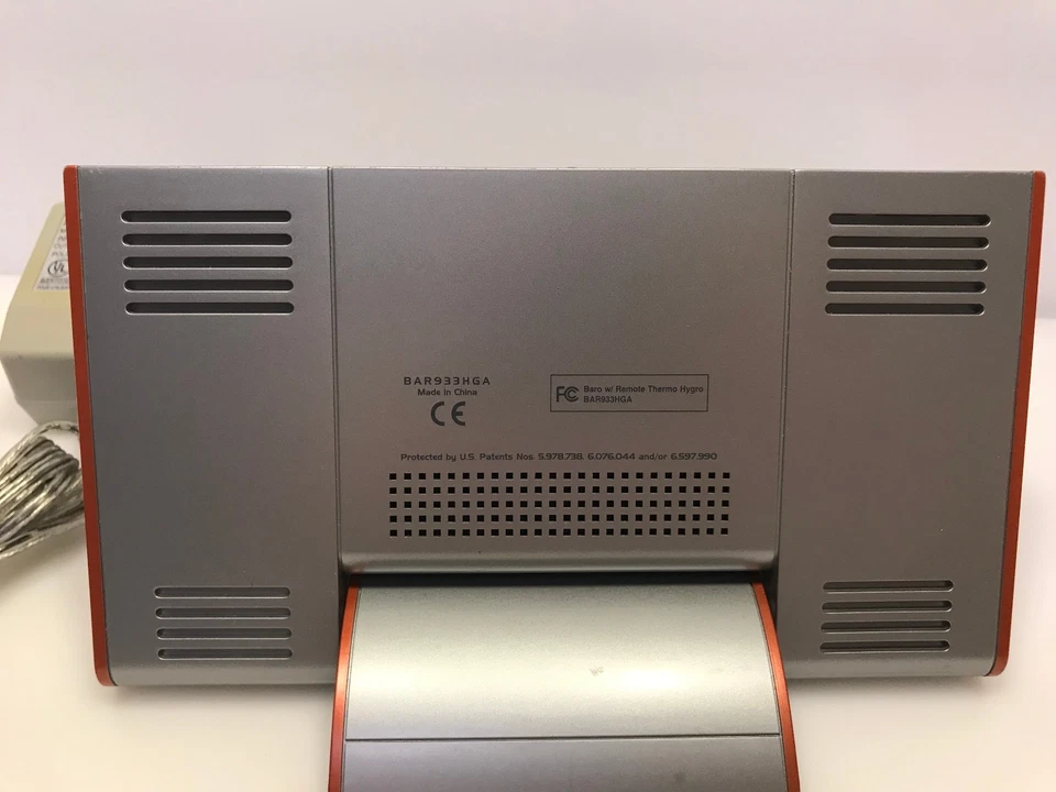 OREGON SCIENTIFIC Lucca Message Weather Center BAR933HGA no sensor - Image 3 of 4
