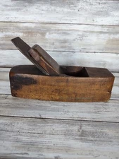 Antique Planer Wood Auburn Tool Co Thistle Brand NY Plane 8.5 inch