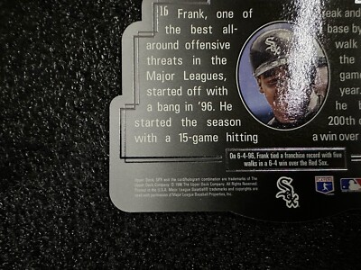 1996 Upper Deck Spx Frank Thomas Silver #16 | eBay